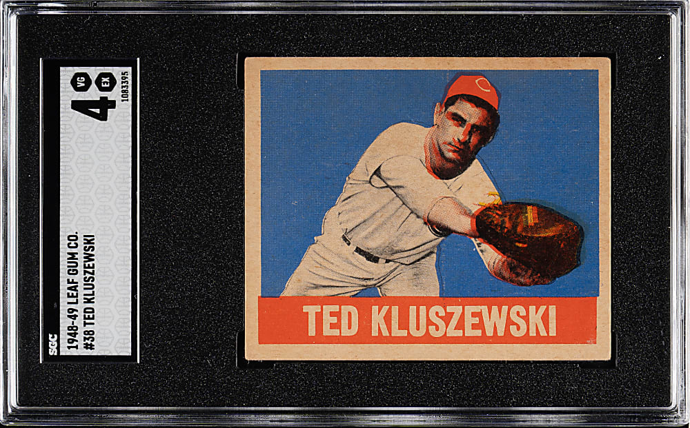 1948-1949 Leaf #38 Ted Kluszewski SGC VG/EX 4
