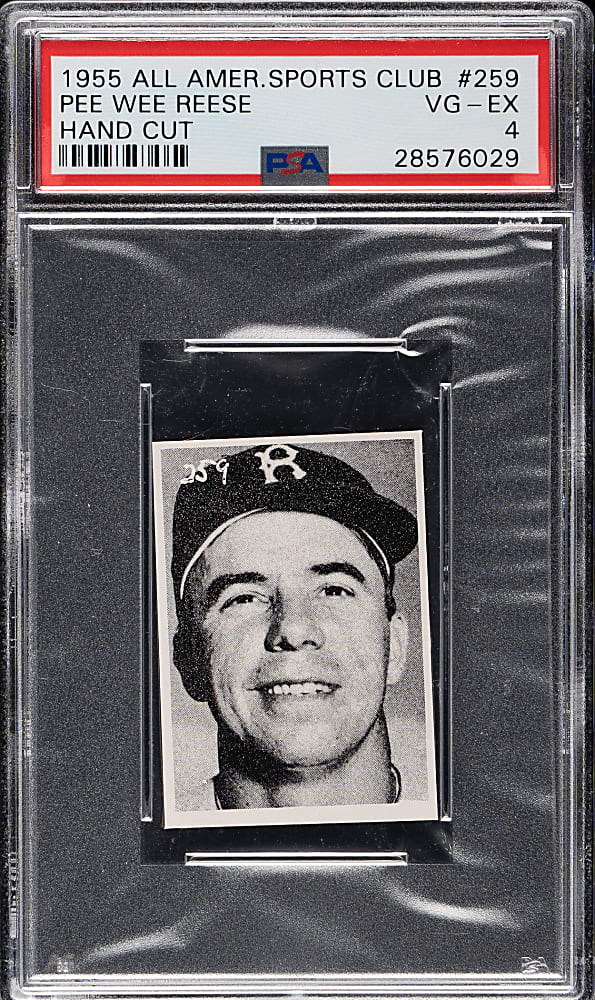 1955 All American Sports Club #440 Pee Wee Reese PSA VG-EX 4