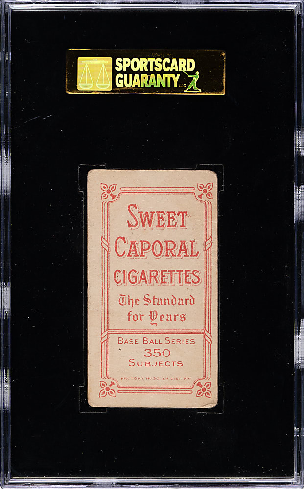 1909-1911 T206 White Border Gavvy Cravath SGC VG 40