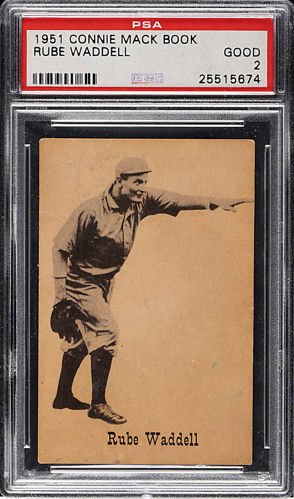 1951 Connie Mack Book Rube Waddell PSA GOOD 2
