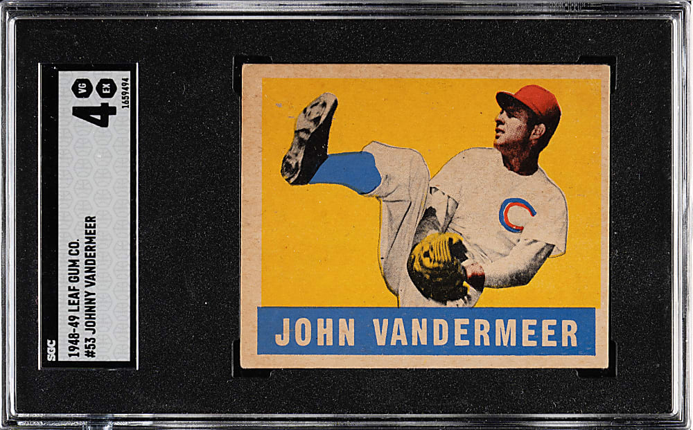 1948-1949 Leaf #53 John Vander Meer SGC VG/EX 4