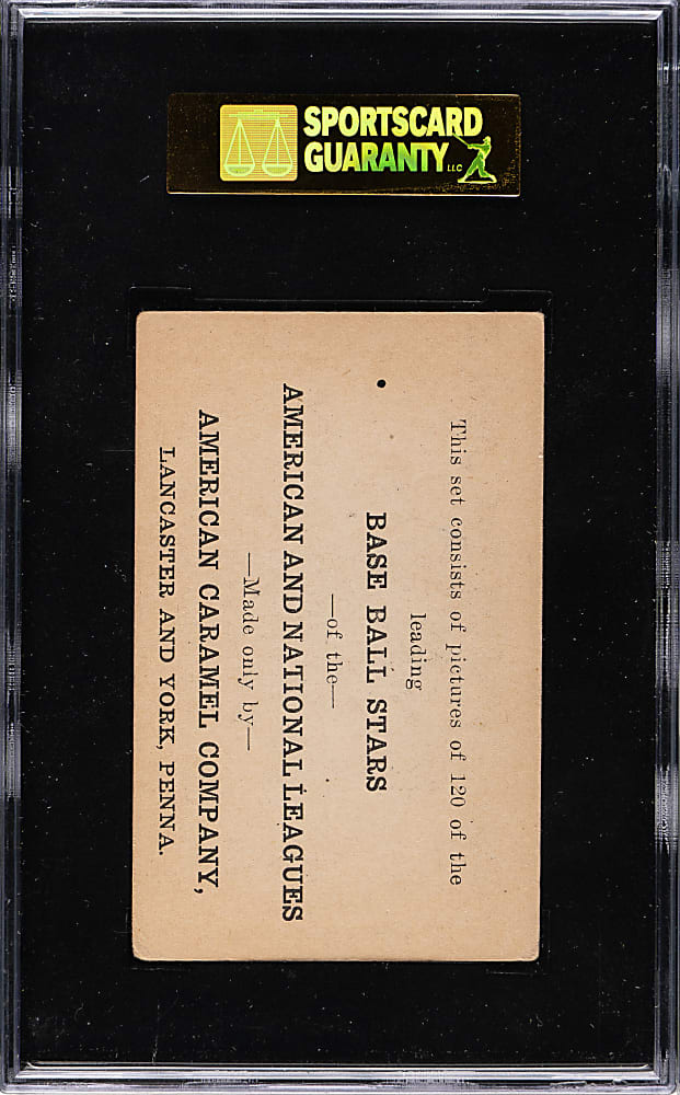 1921 E121 American Caramel (Series of 120) Urban Faber SGC VG 40