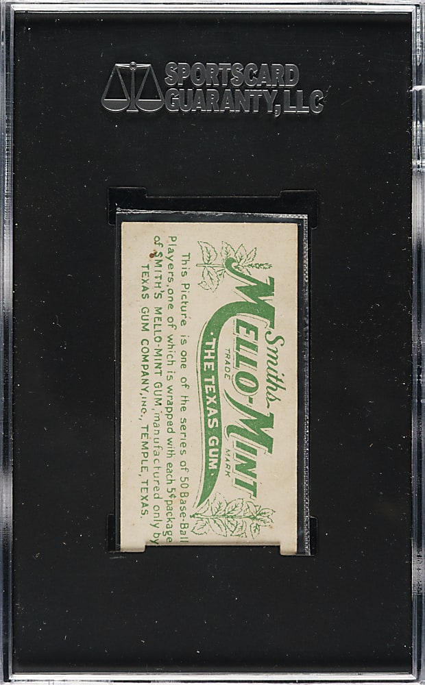 1910 E105 Mello-Mint Gum Jack Knight SGC VG 3
