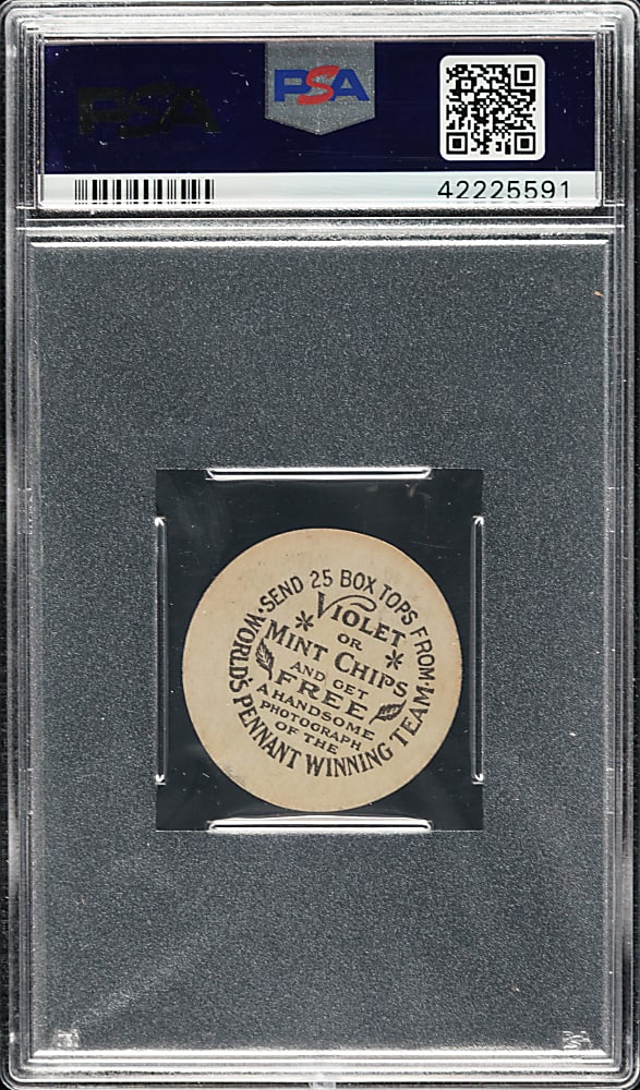 1912 E270 Colgan's Chips "Red Borders" Roy Hartzell PSA VG-EX 4