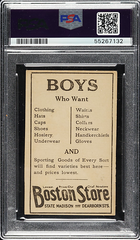 1917 H801-8 Boston Store #43 Bill Donovan PSA VG-EX 4