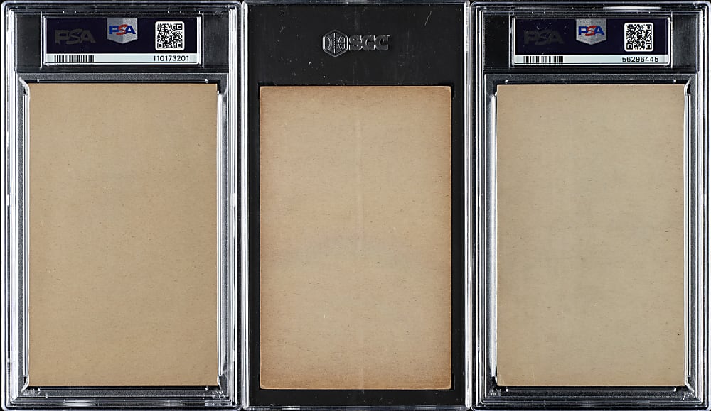 1939-1946 W462 Salutation Exhibits Hall of Fame PSA- and SGC-Graded Trio: Lou Boudreau, Joe Gordon, and Hal Newhouser