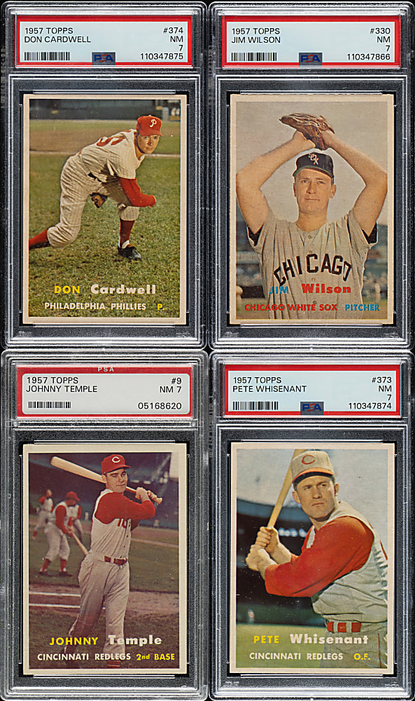 1957 Topps PSA- and SGC-Graded Collection (12)