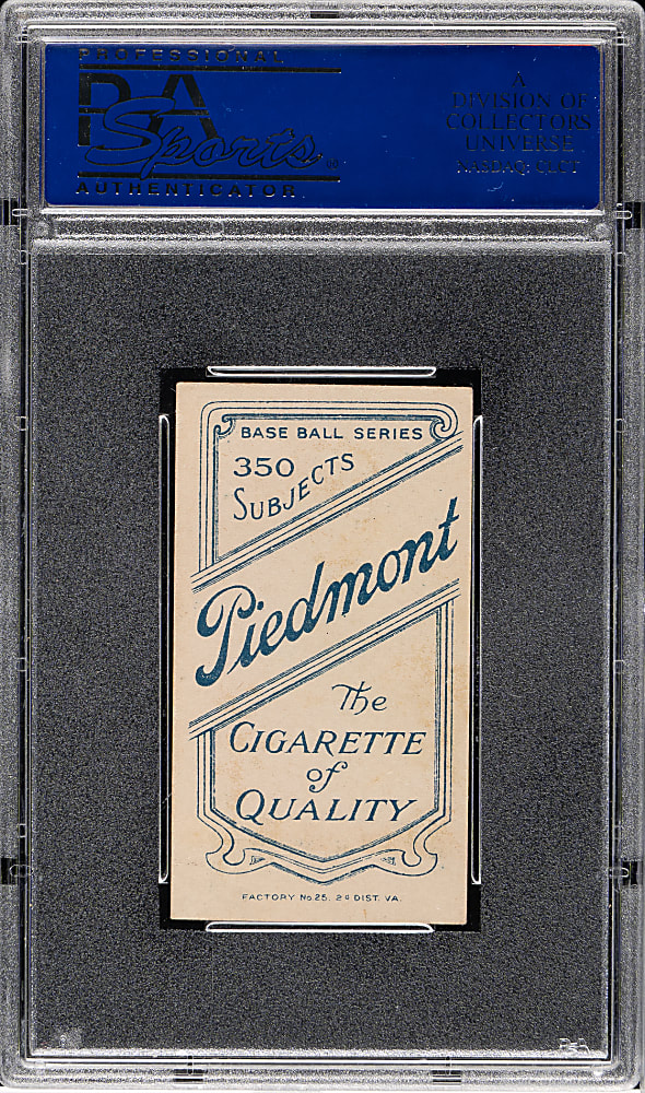1909-1911 T206 White Border Bugs Raymond PSA EX-MT 6