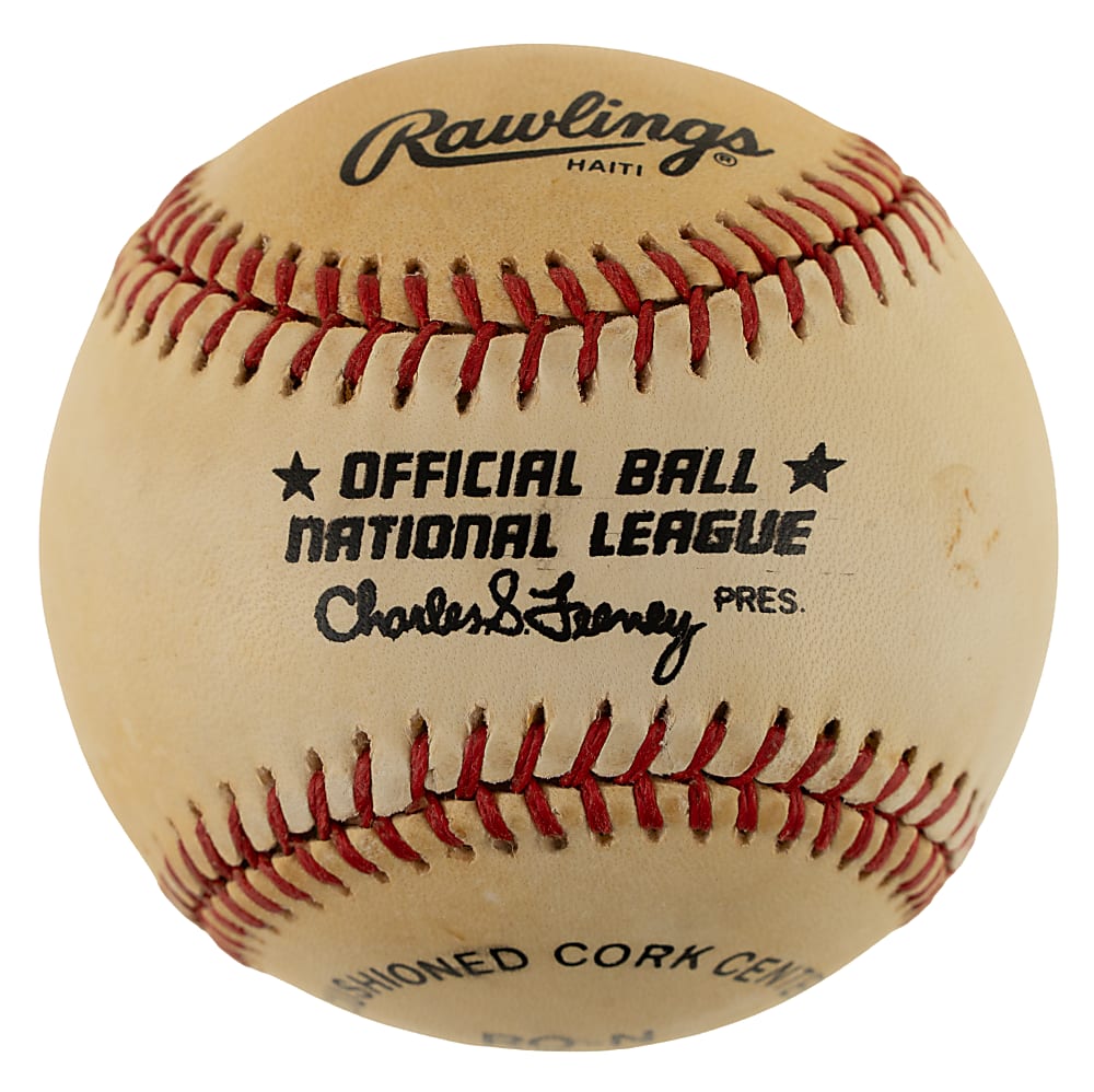 Curt Flood Single-Signed Baseball - JSA