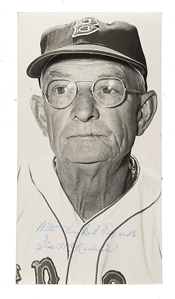 Bill McKechnie Signed Photograph - JSA