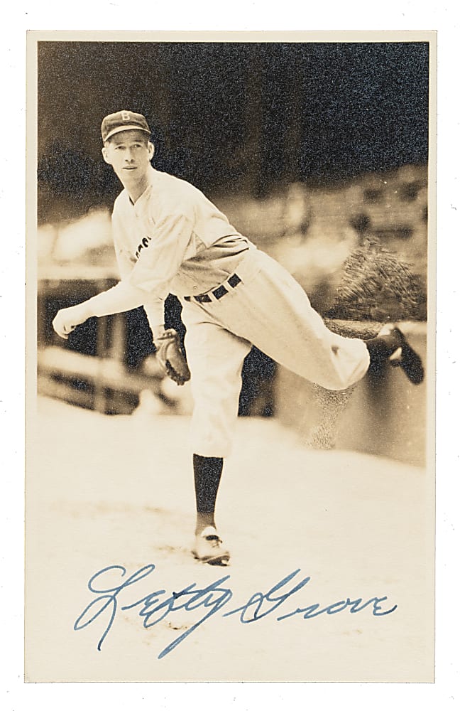 Lefty Grove Signed Photograph - JSA