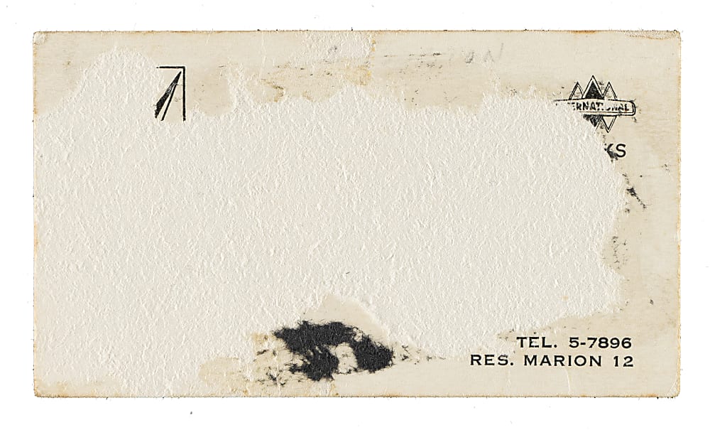 Mickey Mantle Cut Signature - JSA