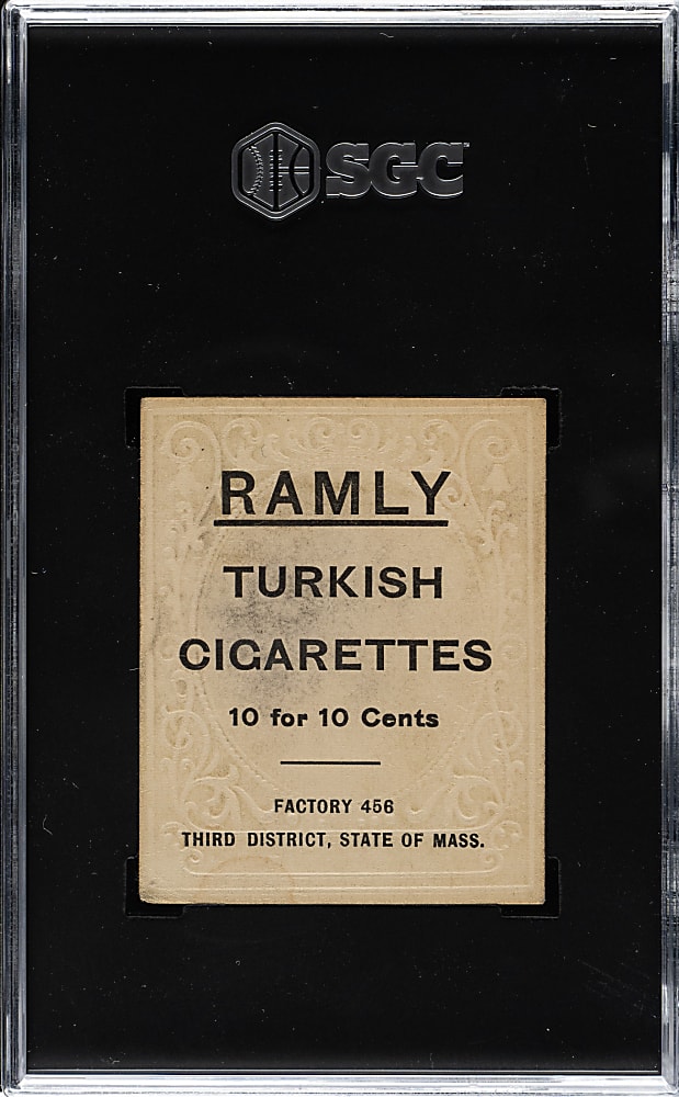 1909 T204 Ramly Tobacco Nap Rucker SGC VG 3