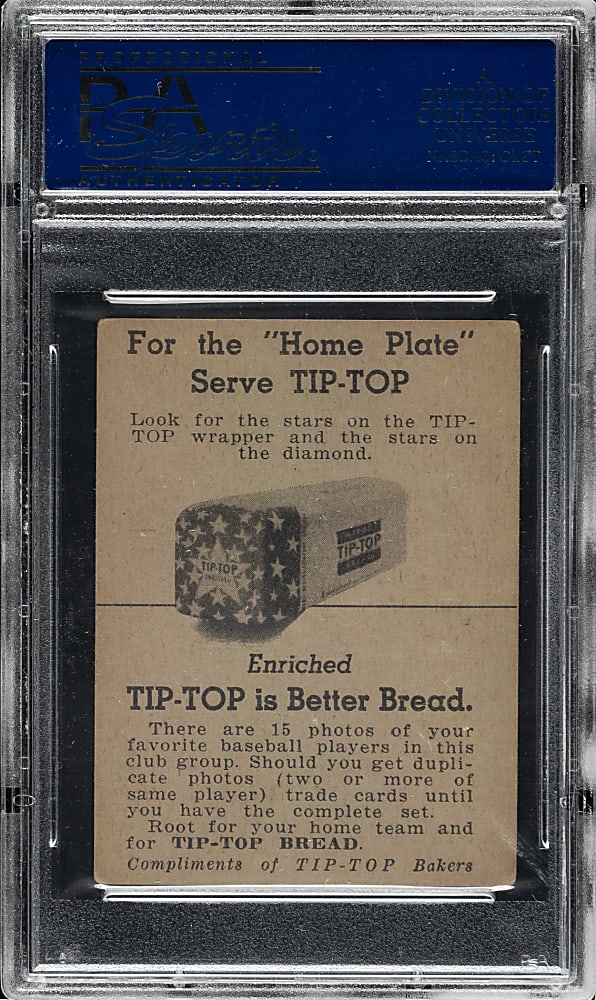 1947 D323 Tip Top Bread Frank Crosetti PSA VG-EX 4