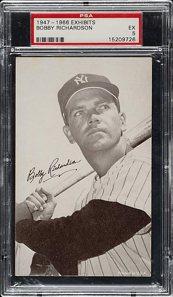 1947-1966 Exhibits Bobby Richardson PSA EX 5