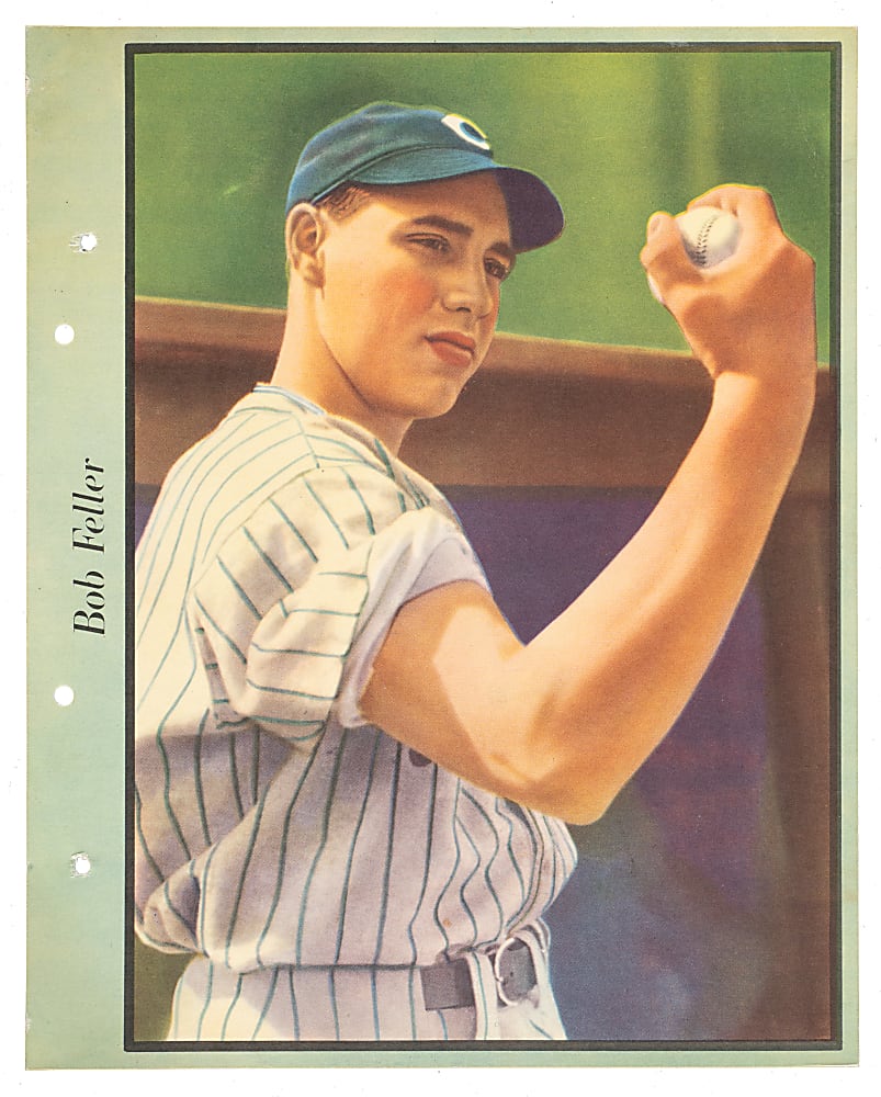 1938 Dixie Lid Premiums Bob Feller