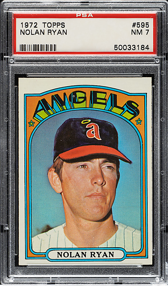 1972 Topps #595 Nolan Ryan PSA NM 7