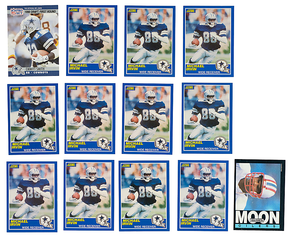 1978 to 1990 Topps, Pro Set, and Score Football Hall of Fame and Star Rookie Collection (52) Including Dorsett, Campbell, Taylor, and Dickerson