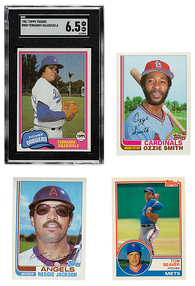 1981 to 1985 Topps Traded Complete Set Collection (5 Sets, 660 Cards)