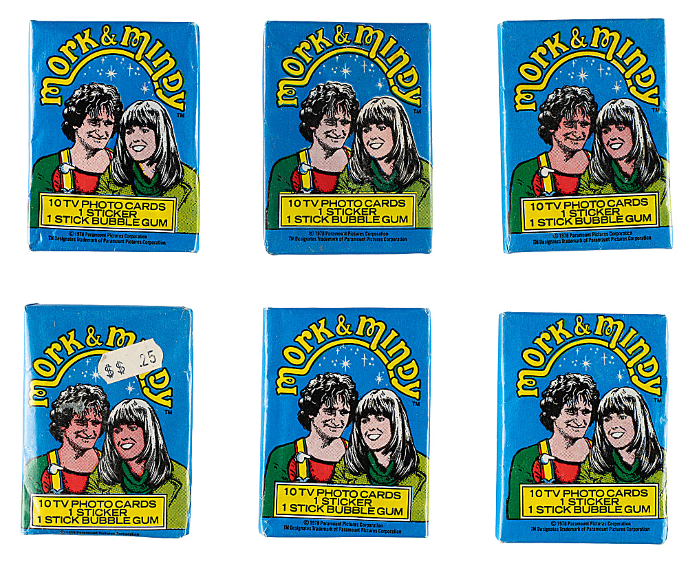 1978 Topps "Mork and Mindy" Unopened Wax Pack Collection (32)