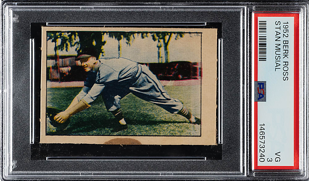 1952 Berk Ross Stan Musial PSA VG 3