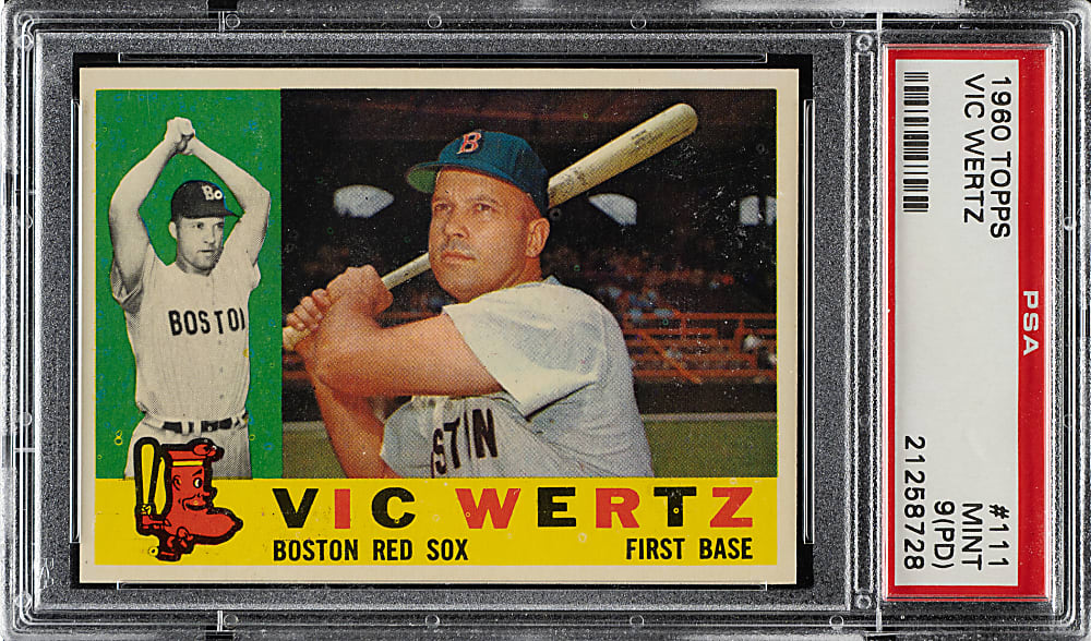 1960 Topps #111 Vic Wertz PSA MINT 9 (PD)