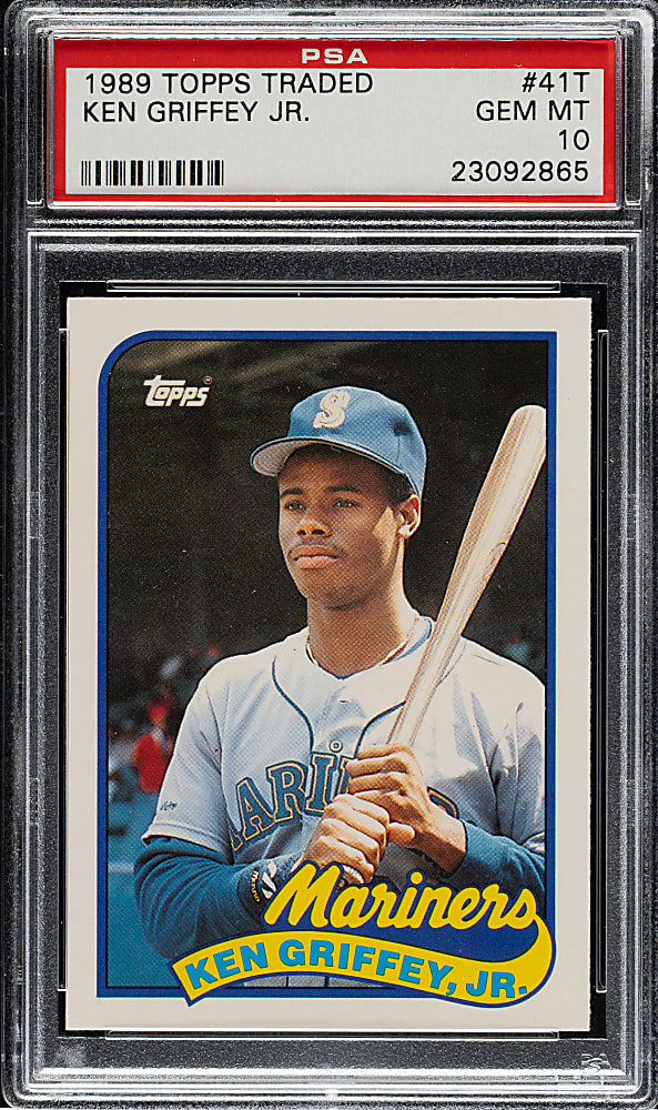 1989 Topps Traded #41T Ken Griffey Jr. Rookie PSA GEM MINT 10