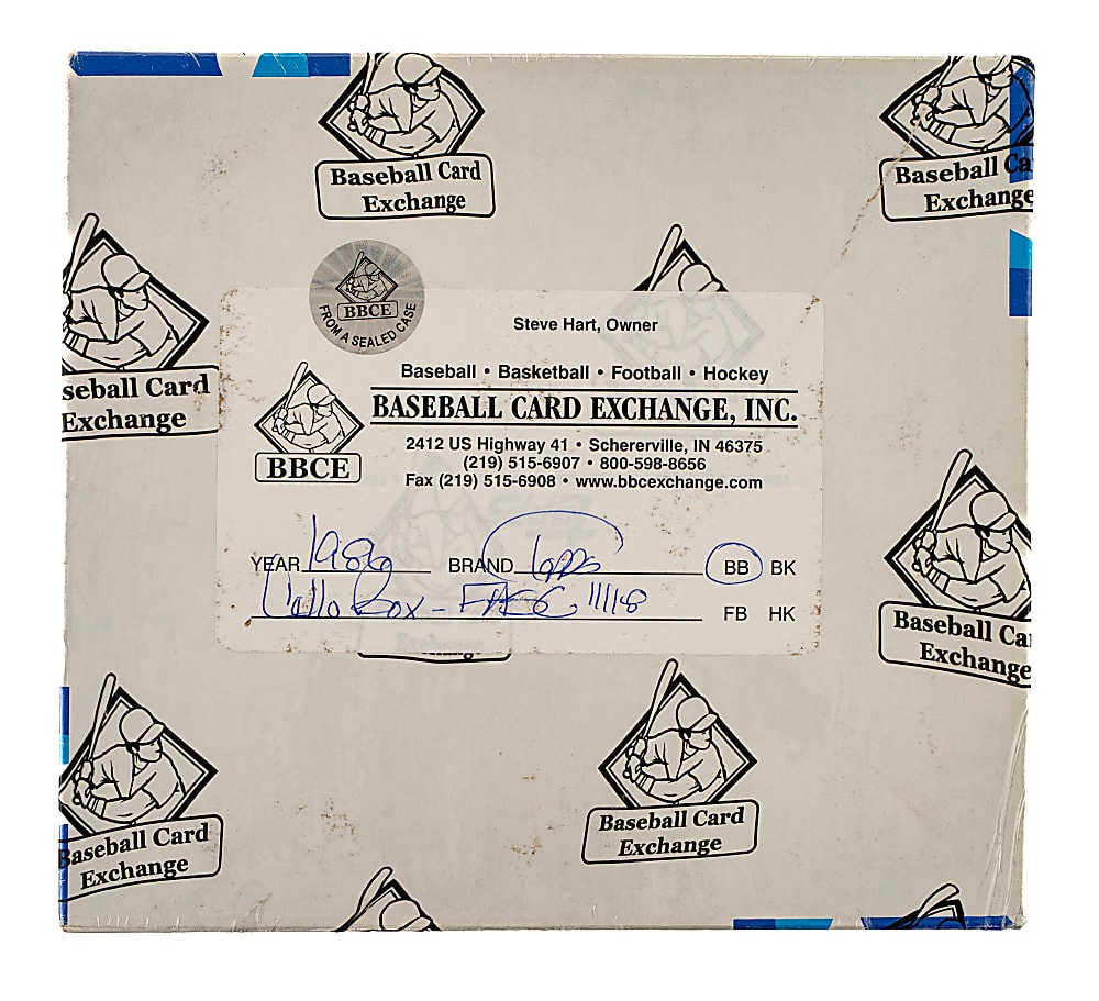 1986 Topps Unopened Cello Box (24 Packs) - BBCE - From a Sealed Case (FASC)
