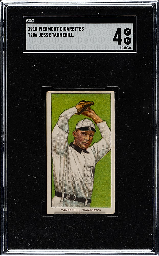 1909-1911 T206 White Border Jesse Tannehill SGC VG/EX 4