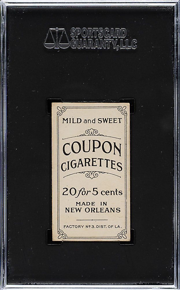 1914 T213 Coupon Cigarettes (Type 2) Heinie Wagner SGC VG 3