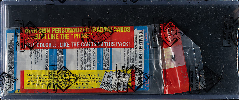 1980 Topps Unopened Wax Pack Rack - BBCE