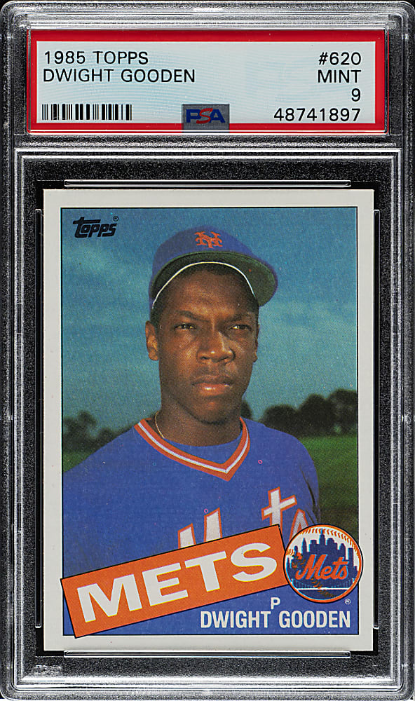 1985 Topps #620 Dwight Gooden Rookie PSA MINT 9