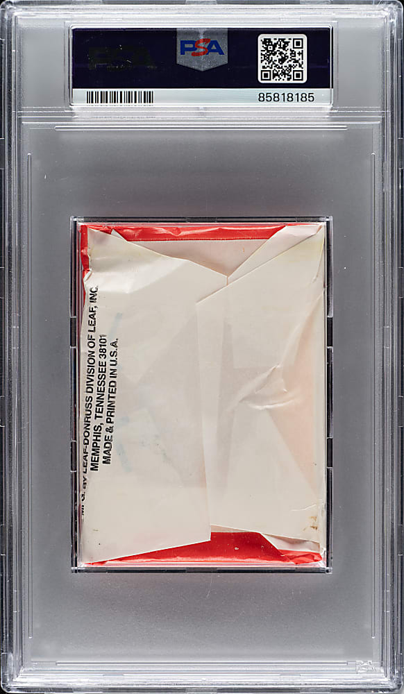 1983 Donruss Unopened Wax Pack PSA NM-MT 8 - Tony Gwynn Rookie on Back