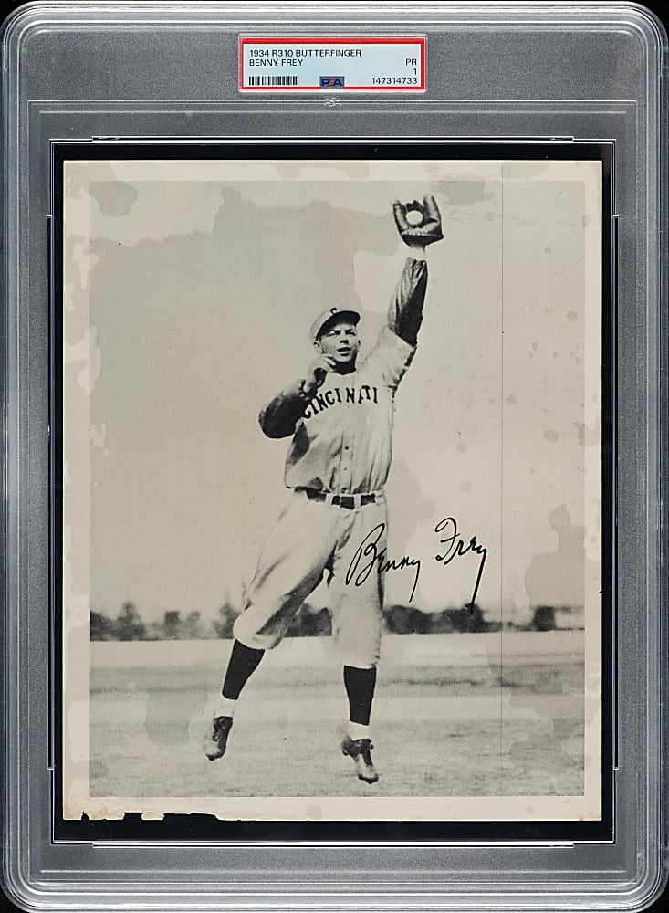 1934 R310 Butterfinger Premium Benny Frey PSA POOR 1
