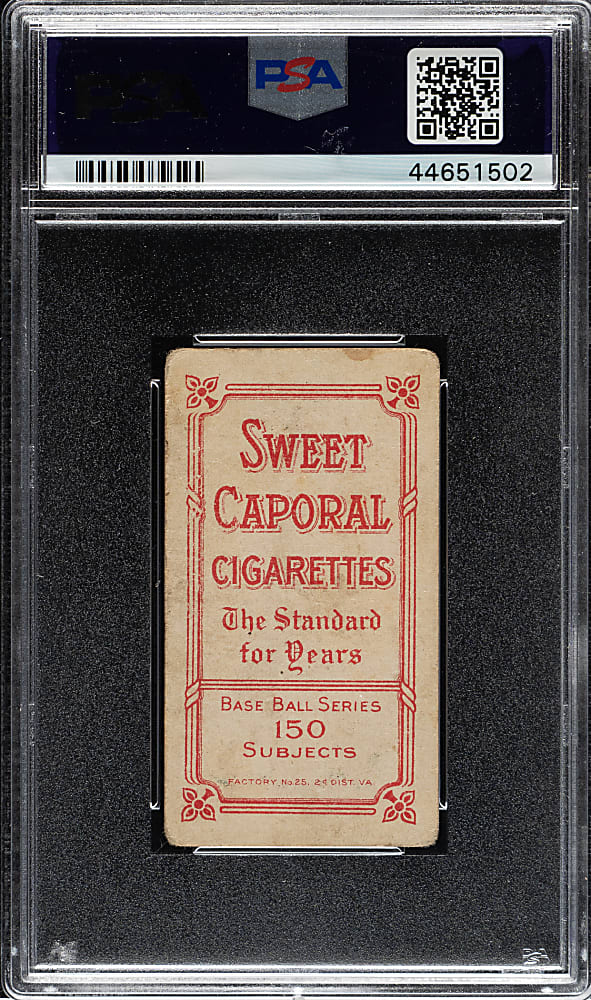1909-1911 T206 White Border Howie Camnitz Arms Folded PSA GOOD+ 2.5