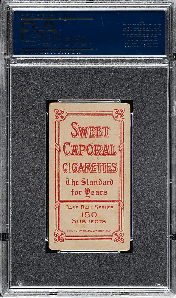 1909-1911 T206 White Border Rube Manning Batting PSA VG 3