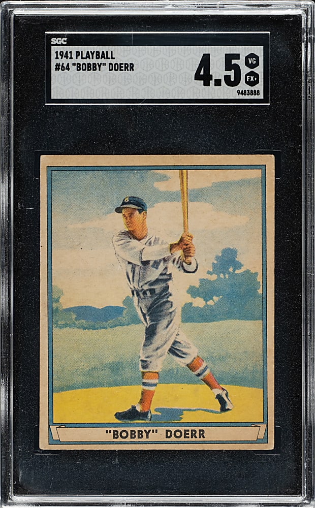 1941 R336 Play Ball #64 Bobby Doerr SGC VG/EX+ 4.5