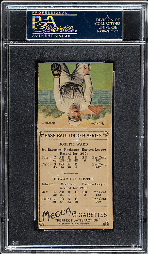 1911 T201 Mecca Double Folder Foster/Ward PSA VG-EX 4