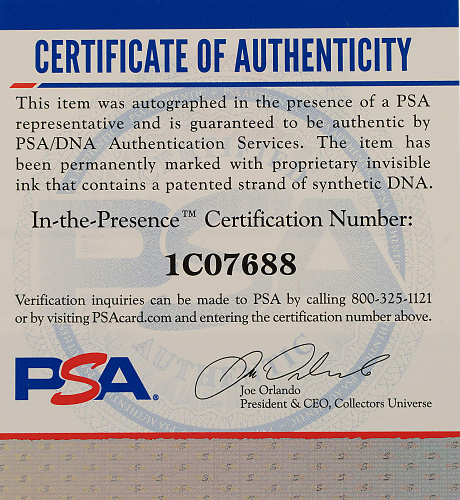 Barry Larkin Single-Signed Baseball with Multiple Inscriptions - PSA/DNA