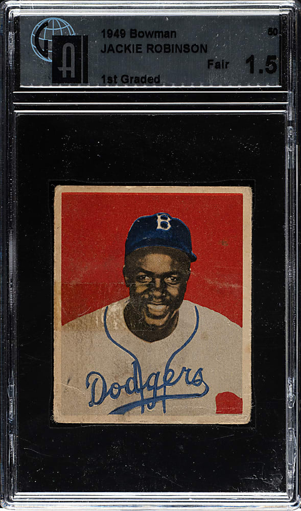 1949 Bowman #50 Jackie Robinson GAI FAIR 1.5