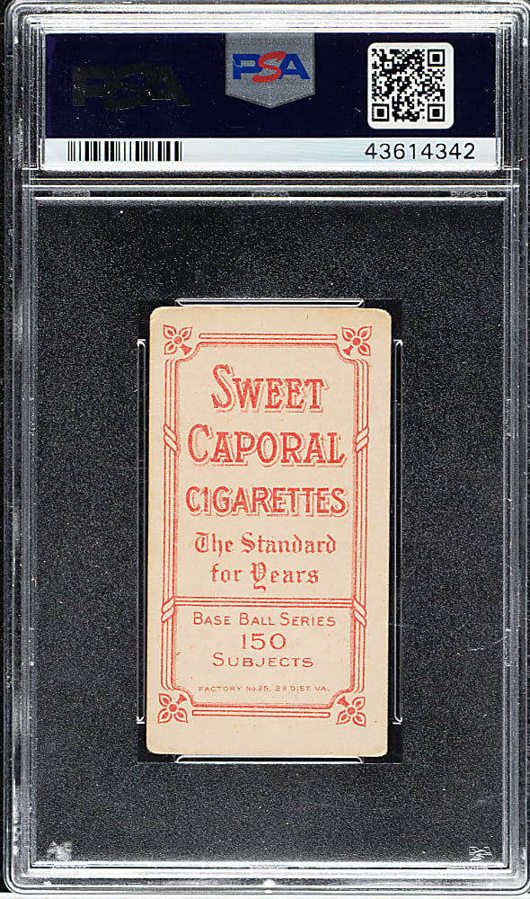 1909-1911 T206 White Border Fred Tenney PSA VG 3