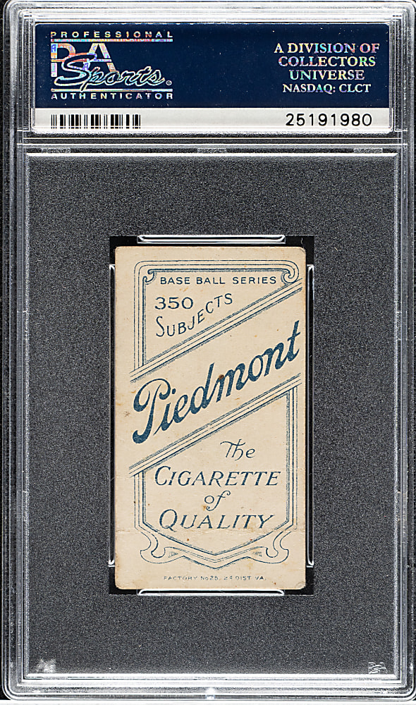1909-1911 T206 White Border Fred Tenney PSA POOR 1