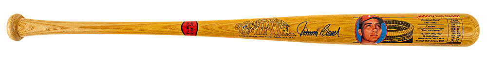 Johnny Bench Signed Cooperstown Bat - JSA