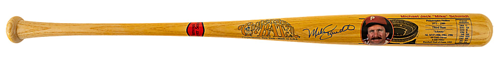 Mike Schmidt Signed Cooperstown Bat - JSA