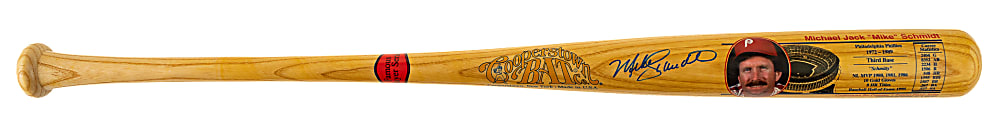 Mike Schmidt Signed Cooperstown Bat - JSA