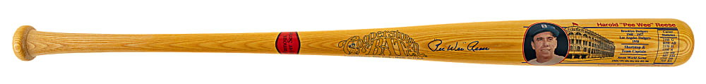 Pee Wee Reese Signed Cooperstown Bat - JSA