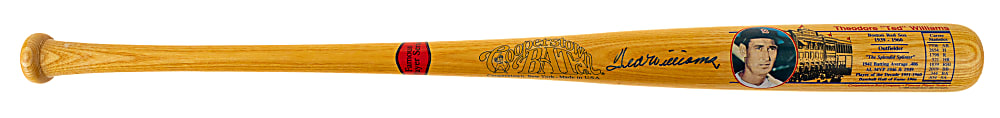 Ted Williams Signed Cooperstown Bat - JSA