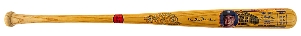 Duke Snider Signed Cooperstown Bat - JSA