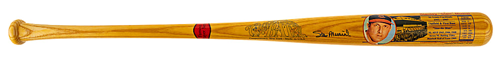 Stan Musial Signed Cooperstown Bat - JSA