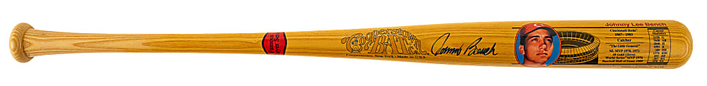 Johnny Bench Signed Cooperstown Bat - JSA